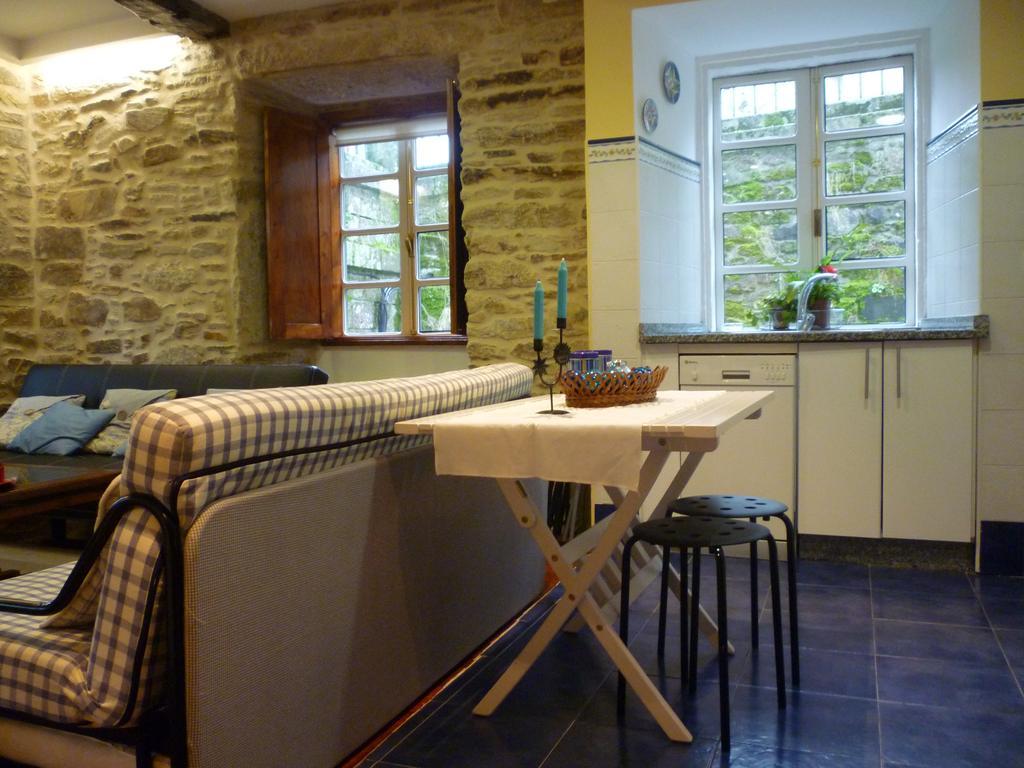 Apartamento Transito De Entrerruas Santiago de Compostela Rom bilde